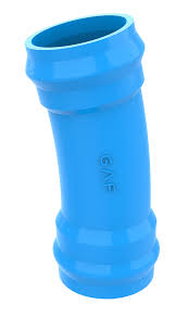 11.25˚ Double Socket BEND (PVC) - GAF