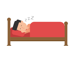 Image of Person sleeping in bed