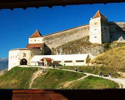 Imagen de la ciudadela de Rasnov, Rumania