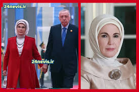 همسر اردوغان از چشم چرانی ترامپ عصبانی شد +عکس