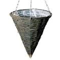 Gardman 30cm Rattan Cone Hanging Basket Bunnings Warehouse