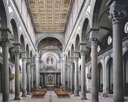Image of Filippo Brunelleschi Basilica of San Lorenzo interior