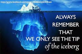 Greatest five brilliant quotes about icebergs images French ... via Relatably.com