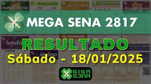 mega sena 2817 resultado de hoje ganhadores dia