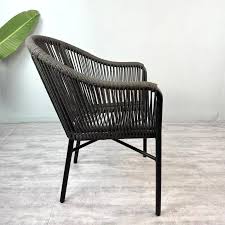 Patio High End Waterproof Woven Chairs with Cushion
