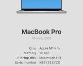 Image of macOS on MacBook Pro