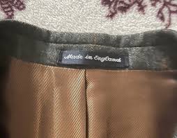 Men 100% Wool Jacket , “Amherst & Brook” NWT , Size 44 ,made In England | eBay