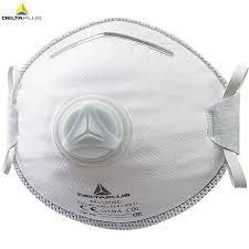 DELTAPLUS Moulded Disposable Masks FFP1 + Valve - 10 Pack ...