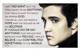 Elvis Presley Custom Poster - I ain&#39;t no saint (Quote) - A ... via Relatably.com