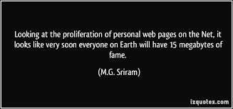 Looking at the proliferation of personal web pages on the Net, it ... via Relatably.com