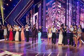 Dancing with the Stars contestants competing during Viral Hits Night