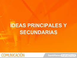 Resultado de imagen de extraer idea principal