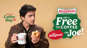 Joe Jonas and Krispy Kreme Team Up for National Coffee Day