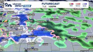 Potential weather impact for cold storm system Tuesday