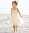 Cream flower girl dresses