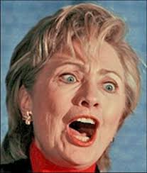 Image result for crazy pics of hillary clinton