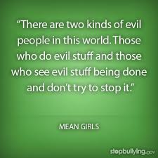 There are two kinds of evil... | Stop the Bullying quotes-info ... via Relatably.com