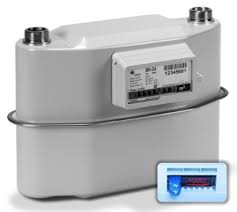 Billing gas meter BK-G16, 280mm, pulse output