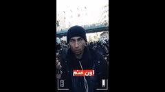 نماد جدید ضدانقلاب؛ ماجرای کامل فردی که جلوی موتورهای پلیس نشست +ویدیو