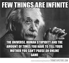 Few things are infinite... - The Meta Picture via Relatably.com