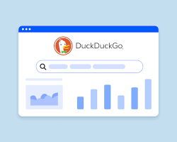 Imagem de DuckDuckGo search interface