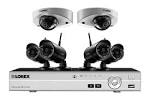 Night vision home security camera system