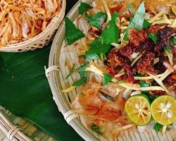 Hình ảnh về Bánh tráng trộn khô bò