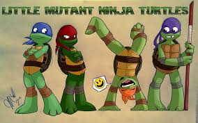 Little Mutant Ninja Turtles by Inked-Alpha - little_mutant_ninja_turtles_by_mridula_asmita-d5xvpqr