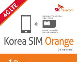 SK Telecom Korea SIM cardの画像