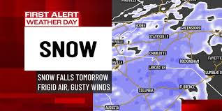 Snowy Saturday expected in the Carolinas: Latest forecast here