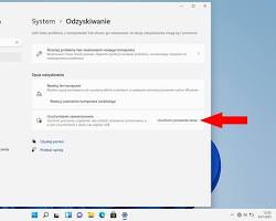 Obraz: Odzyskiwanie w menu Ustawienia Windows 11