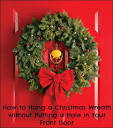 Ways to Hang a Christmas Wreath On Your Front Door without