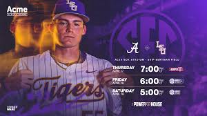 LSU Tigers Host Alabama in Key Baseball Series
