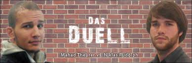 Mahad Theurer und <b>Niklas Rudolph</b> im Duell. - das-duell-mahad-niklas