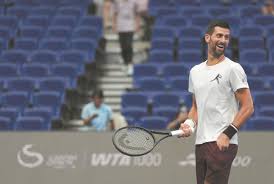 Novak's back in a place he loves