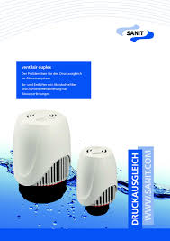 11 027 00 0099: Cevni odzračevalec SANIT duplex fi: 30 – 50 ...