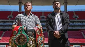 Canelo Alvarez and John Ryder’s Intense Weigh-In Before Undisputed Title Bout