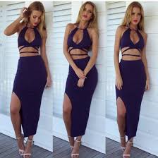 Image result for two piece gown sexy