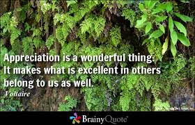 Appreciation Quotes - BrainyQuote via Relatably.com