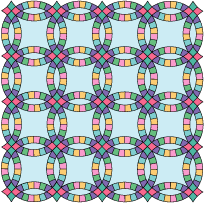 Résultat de recherche d'images pour "double wedding ring patterns"