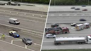 FHP responds to I-75 crash in Miramar after car hits concrete wall
