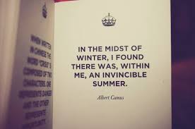 book, camus, inspiration, invincible, keep calm, quote - image ... via Relatably.com