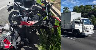 Motociclista fica gravemente ferido após colisão na Rodovia dos Bandeirantes, em São Paulo