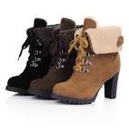 Heeled winter boots