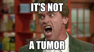 It&#39;s not A Tumor - Arnold Schwarzenegger Angrt - quickmeme via Relatably.com