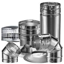 Metal-Fab Double Wall B-Vent Chimney Pipe - 10" | Woodland ...