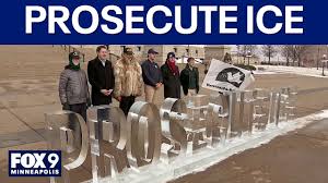 ‘Prosecute ICE’ sculpture unveiled at MN Capitol