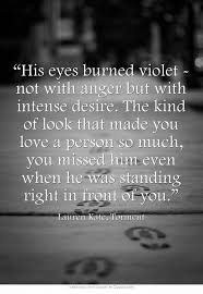 His eyes burned violet - not with anger but with intense desire ... via Relatably.com