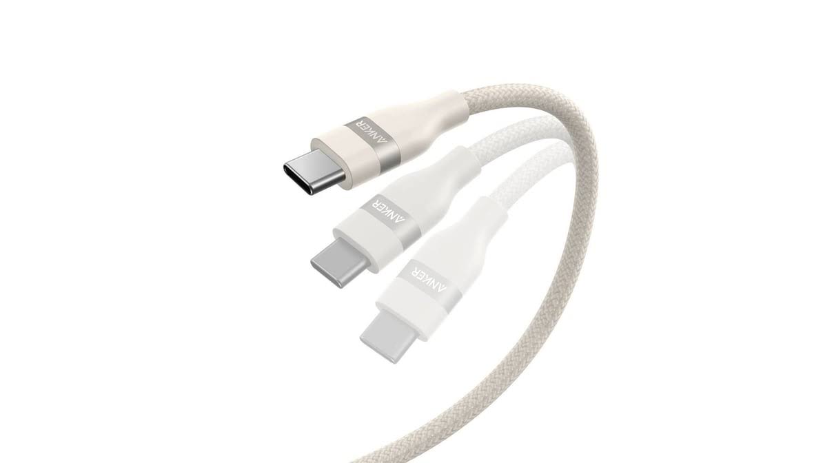 Anker 3' 100% PCR-Braided Ultra Soft USB-C to Lightning Cable