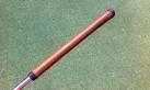 Leather putter grip